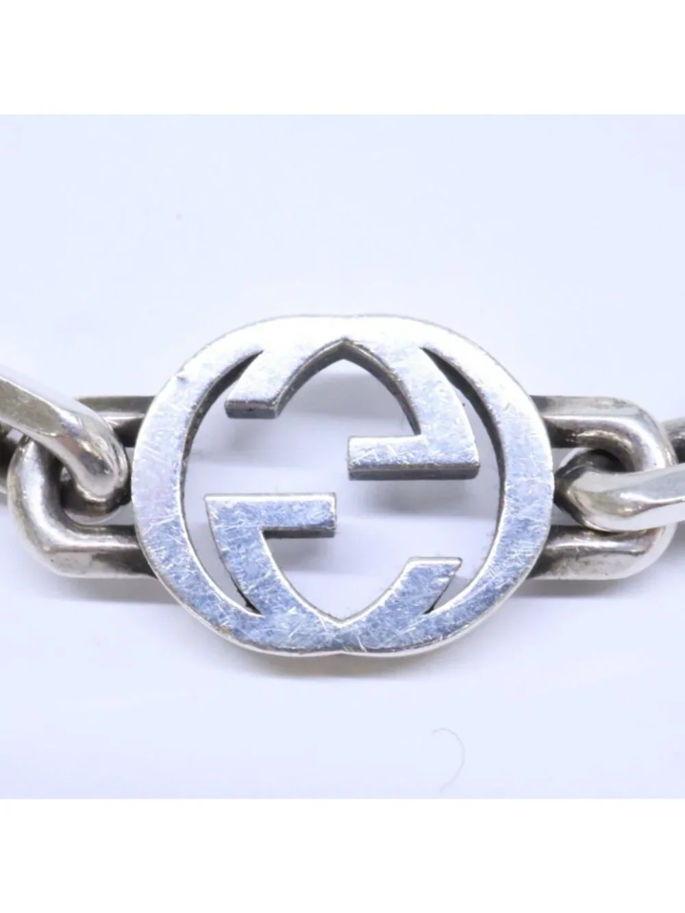 Gucci Interlocking Bracelet Silver